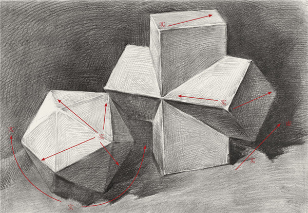 河南画室素描石膏组合写生