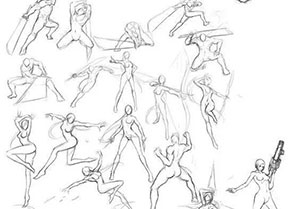 干货 | 收藏级速写人物素材