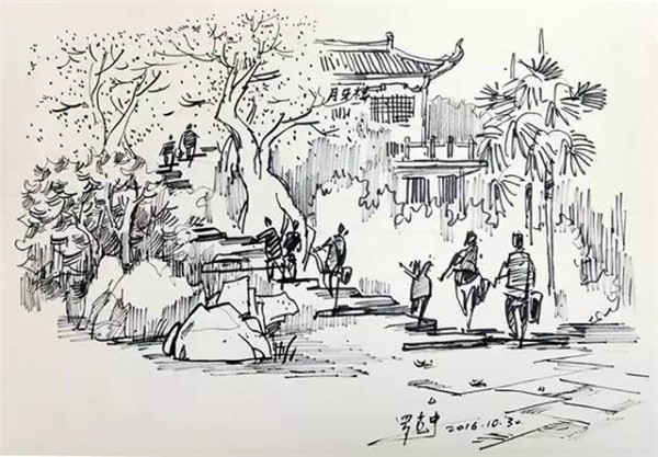 郑州画室要学速写钢笔画其实并不难