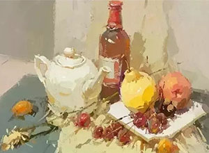 色彩静物中各种瓶瓶罐罐画法要点