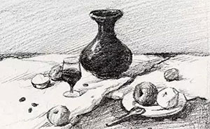 郑州画室_联考时，素描静物时如何构图？