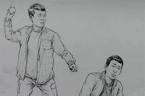 【优秀试卷】2020届河南美术二测速写篇