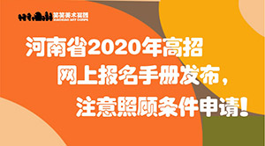 河南省2020年高招网上报名手册发布，注意照顾条件申请！