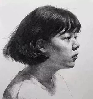素描教程分享|怎样画好一张女青年1/2侧面？