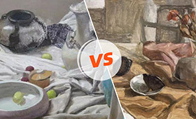 央美基础部VS国美基础部！大一新生优秀色彩作品欣赏