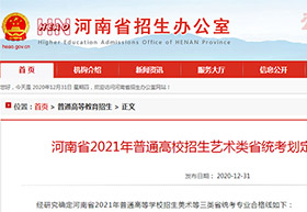 2021河南省艺术类省统考专业合格线及分数段公布！