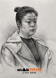 美术艺考培训-素描头像作品