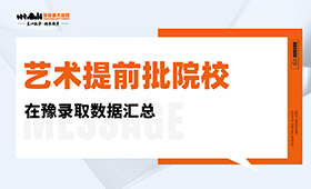 2022年艺术提前批院校在豫录取数据汇总