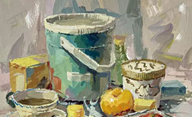 2023届河南省美术联考色彩一模高分卷