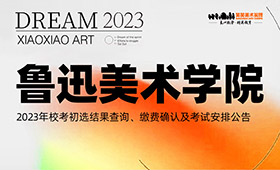 鲁迅美术学院初选结果查询、缴费确认及考试安排公告