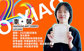 李雨馨应届生上央美！省统考275高分