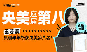 23届央美应届录取，王若溪美术集训半年斩获央美第8名