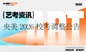 中央美术学院2026年本科招生考试公告巨大调整