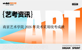 南京艺术学院2026年美术采用统考成绩