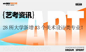 28所重点大学拟新增33个美术设计类专业！