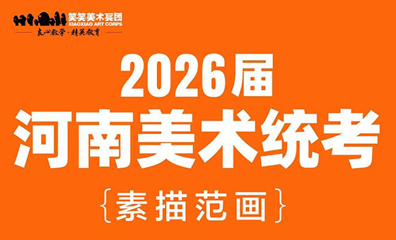 2026届河南省美术统考素描考题示范及步骤解析