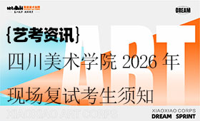 四川美术学院2026年本科招生现场复试考生须知