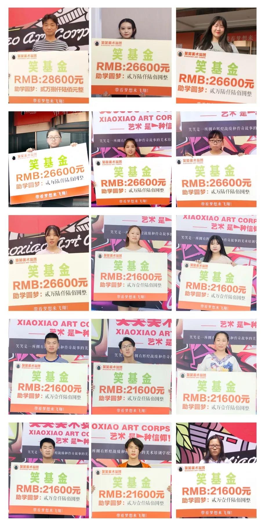笑笑2018届复读生笑基金学员