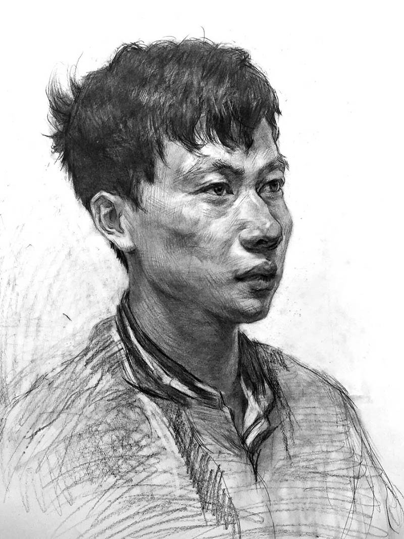 【笑直播】第七期素描张喜龙老师作品展示