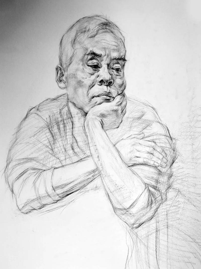 【笑直播】第七期素描张喜龙老师作品展示