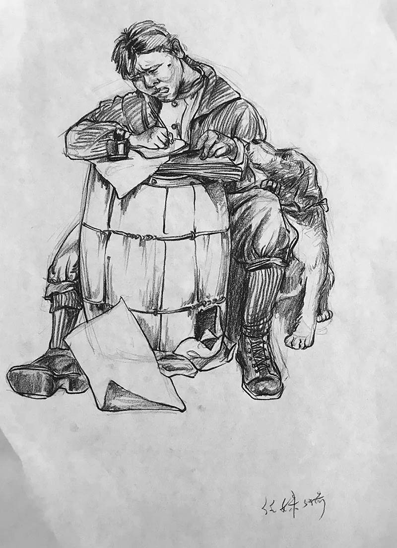 【笑评】第七期速写名师点评 【笑评】第七期速写名师点评