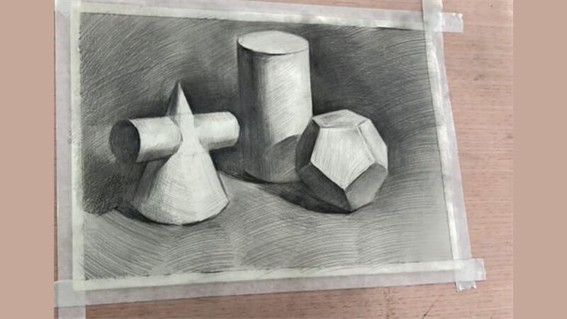 郑州画室——素描几何体