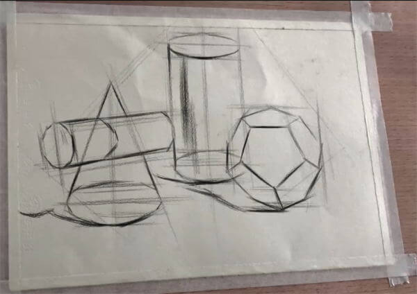 郑州画室——素描几何体