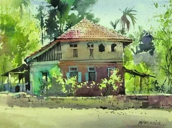 印度水彩画家普拉塔普作品 印度水彩画家普拉塔普作品