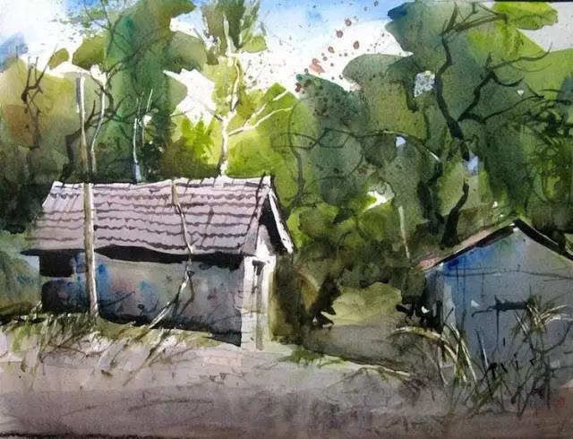 河南画室丨水彩画家普拉塔普作品 河南画室丨水彩画家普拉塔普作品