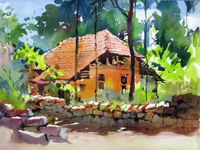 河南画室丨水彩画家普拉塔普作品 河南画室丨水彩画家普拉塔普作品