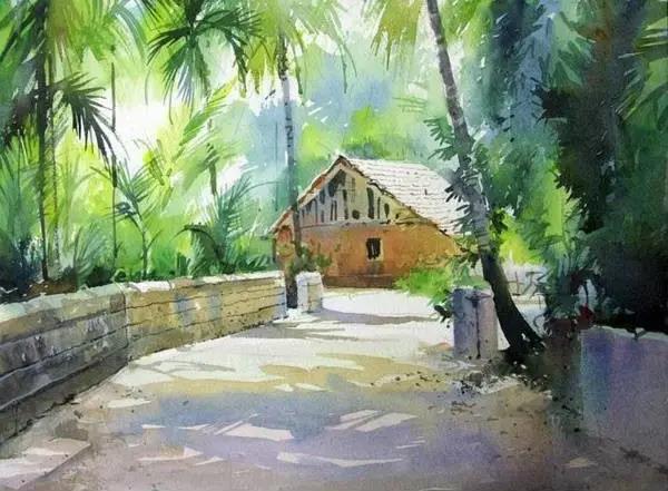 河南画室丨水彩画家普拉塔普作品 河南画室丨水彩画家普拉塔普作品