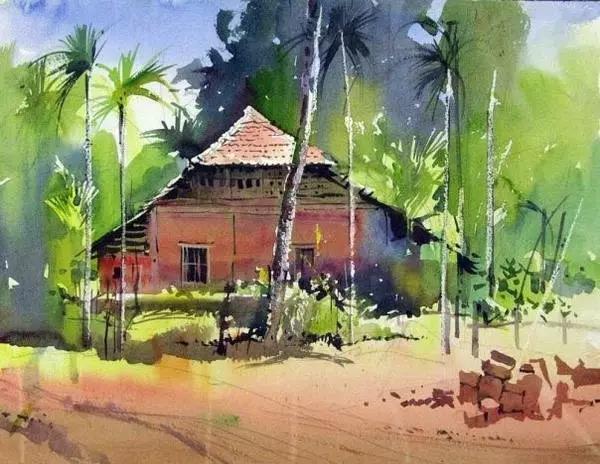 印度水彩画家普拉塔普作品 印度水彩画家普拉塔普作品