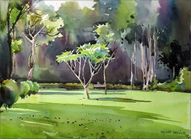 水彩画家普拉塔普作品 水彩画家普拉塔普作品