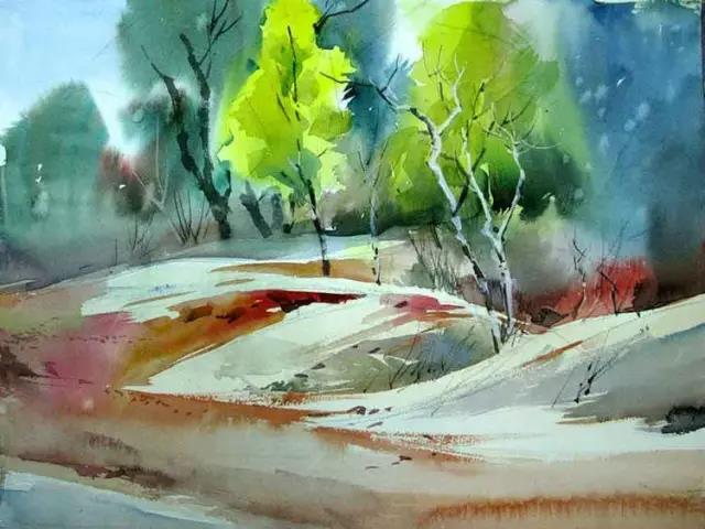 水彩画家普拉塔普作品 水彩画家普拉塔普作品