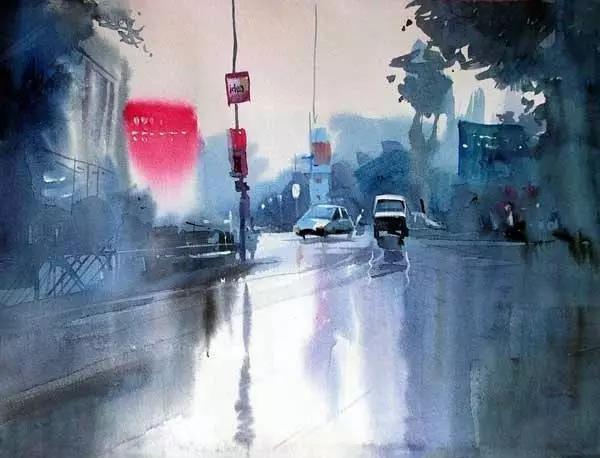 水彩画家普拉塔普作品 水彩画家普拉塔普作品