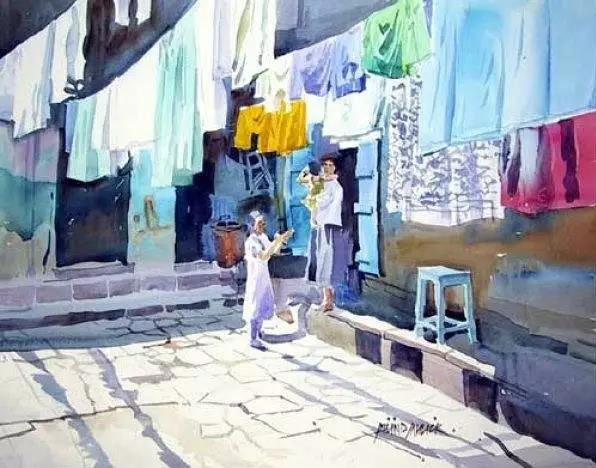 水彩画家普拉塔普作品 水彩画家普拉塔普作品