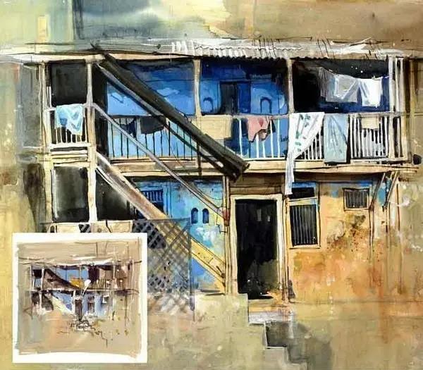 水彩画家普拉塔普作品 水彩画家普拉塔普作品