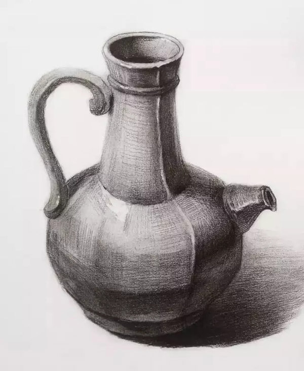 陶罐临摹范本1 陶罐临摹范本1