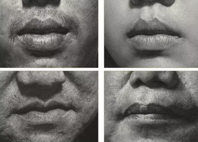 郑州最好的画室不同的素描嘴部