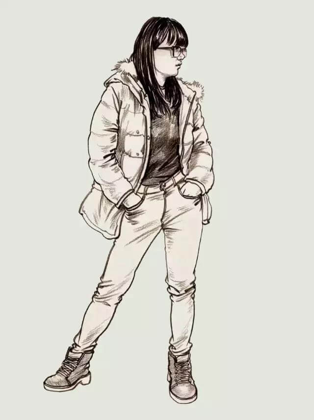 速写要考虑的就是作画的角度 速写要考虑的就是作画的角度