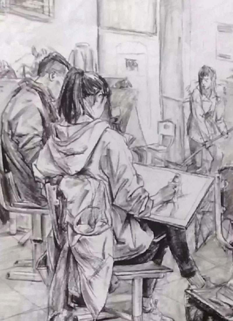 央美速写高分卷