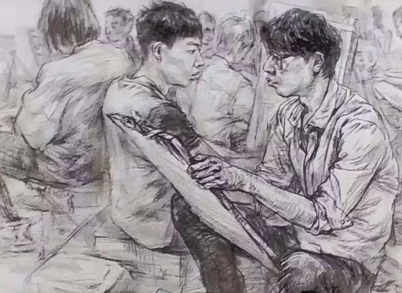 央美速写的高分卷