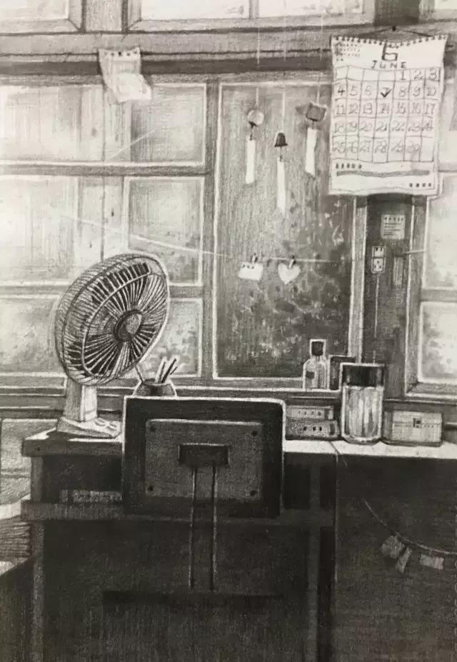 清华美院设计素描作品9