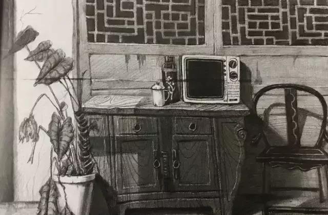 清华美院设计素描作品10