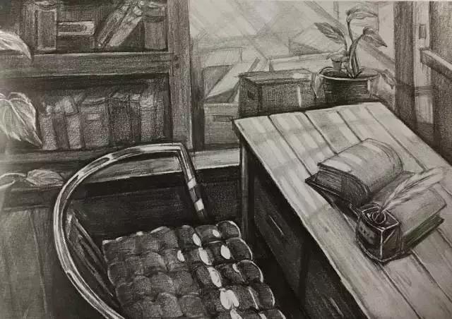 清华美院素描高分试卷33