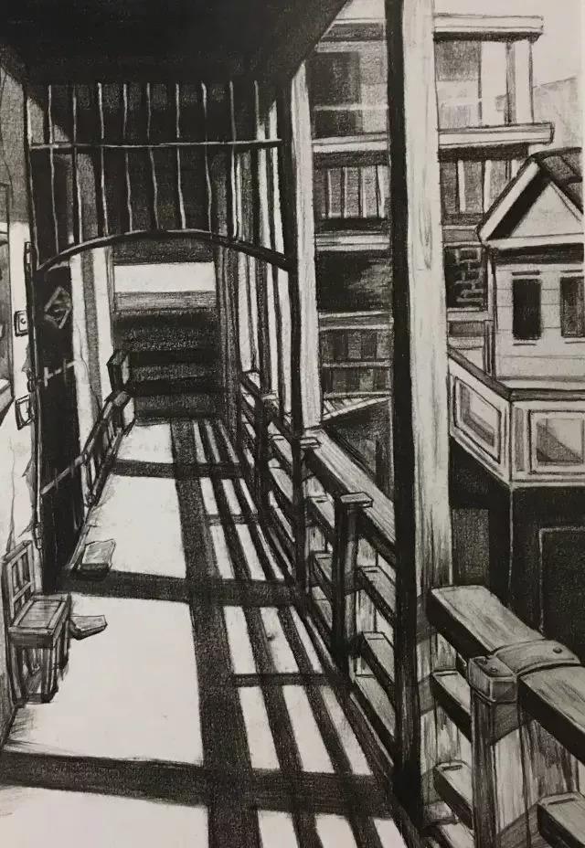 清华美院设计素描高分卷29