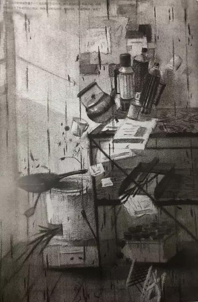 清华美院素描高分试卷40