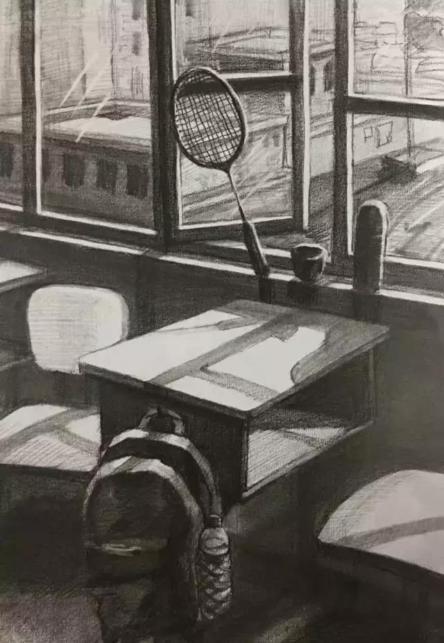 清华美院素描高分试卷37