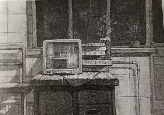 清华美院素描高分试卷36