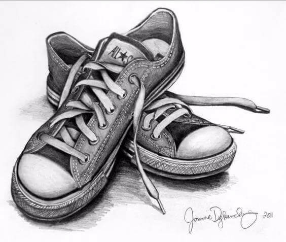 郑州画室排名素描鞋子技巧 郑州画室排名素描鞋子技巧